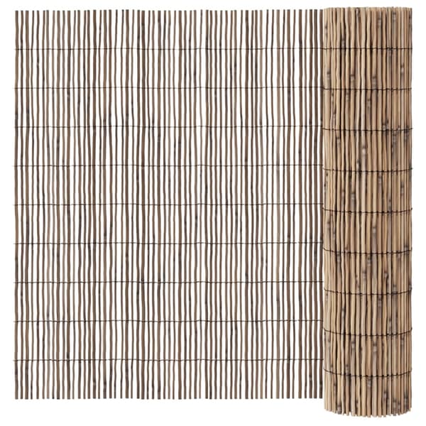 vidaXL Hagegjerde 300x90 cm siv