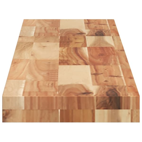 vidaXL Bordplate 120x20x4 cm rektangulær heltre akasie