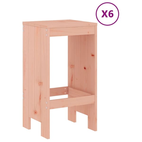 vidaXL Hagebarsett 7 deler heltre douglasgran