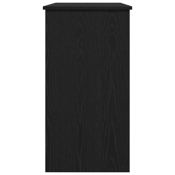 vidaXL Skrivebord svart 80x40x75 cm sponplate