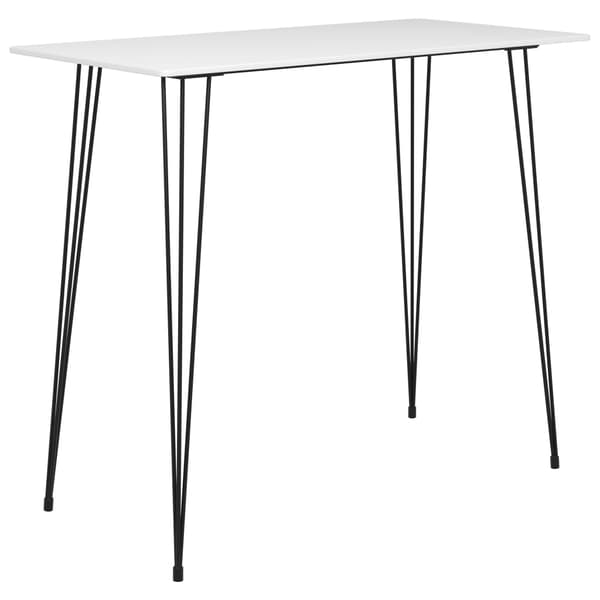 vidaXL Barsett 5 deler hvit og grå