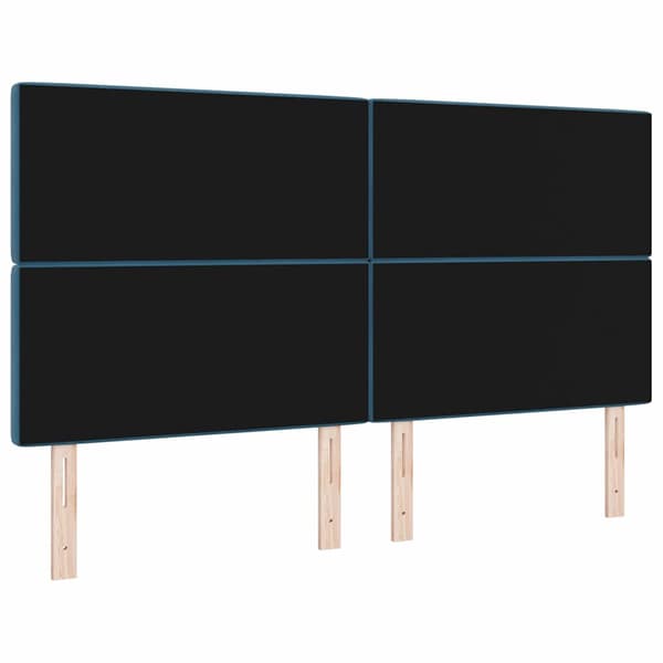 vidaXL Huvudgavel Mörkblå 180 cm Sammet