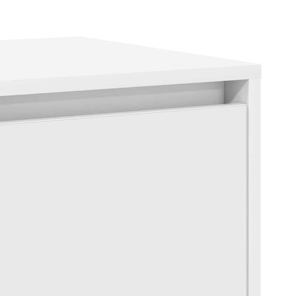 vidaXL Sideboard Vit 120 x 41 x 75 cm Konstruerat trä