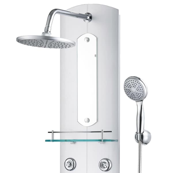 vidaXL Duschpanel 25x43x110 cm silver