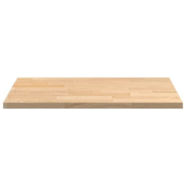 vidaXL Kjøkken benkeplate rektangulær 80x63,5x2,7 cm heltre eik