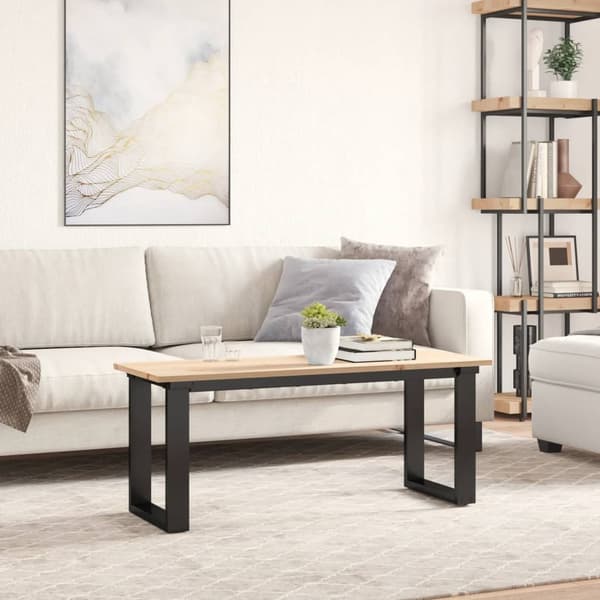 vidaXL Bordplate 110x40x1,7 cm rektangulær heltre akasie