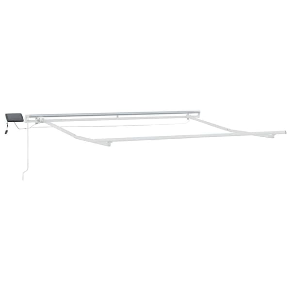 vidaXL Utfällbar markis med 350 x 250 cm tyg