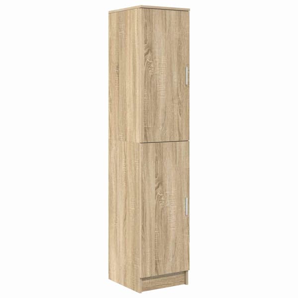 vidaXL Skrivebord 2 pcs Sonoma eik
