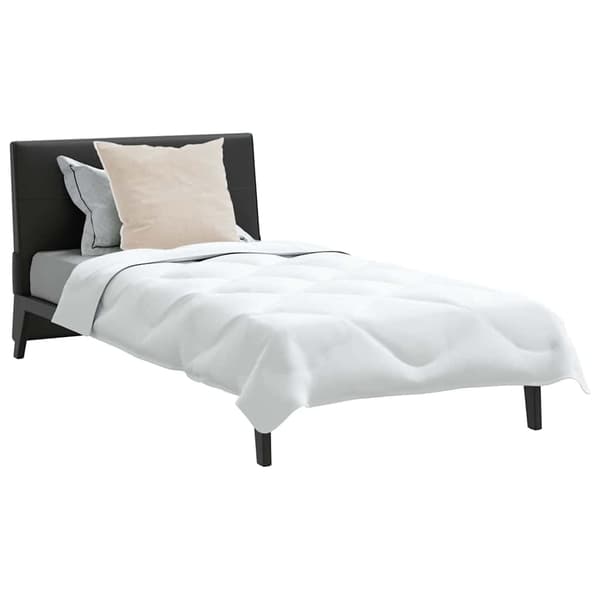 vidaXL Duntäcke med kudde med kudde 2 pcs Vit Mikrofiber