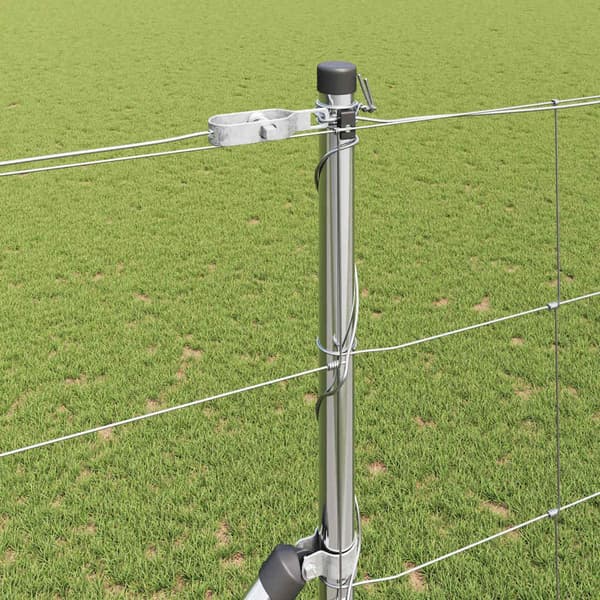 vidaXL Stängselstolpe Galvaniserad 25 x 1,5 m Stål