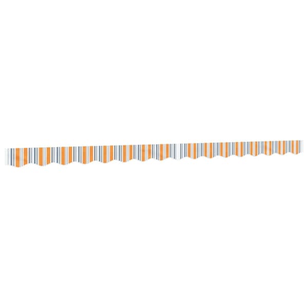 vidaXL Erstatningsstoff for markisekappe flerfarget stripe 400 cm