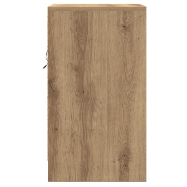 vidaXL Nattbordskap Artisan Eik 38 x 34 x 61 cm Konstruert tre