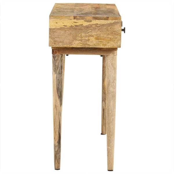 vidaXL Konsollbord 115x35x76 cm heltre mango