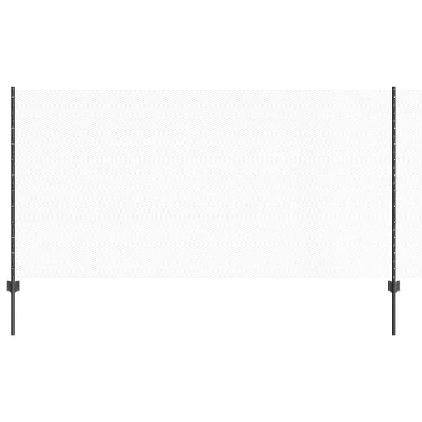 vidaXL Gjerde med innlegg. Grå 1.2 x 25 m Stål