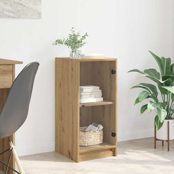 vidaXL Serviesskap artisan eik 35 x 37 x 76 cm Konstruert tre