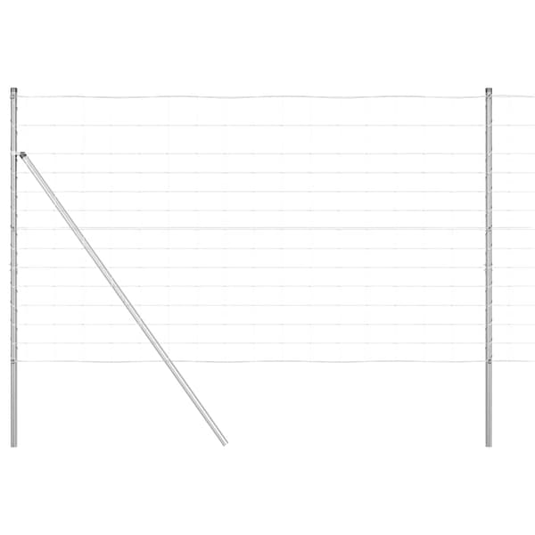 vidaXL Stängselstolpe Galvaniserad 50 x 1,4 m Stål
