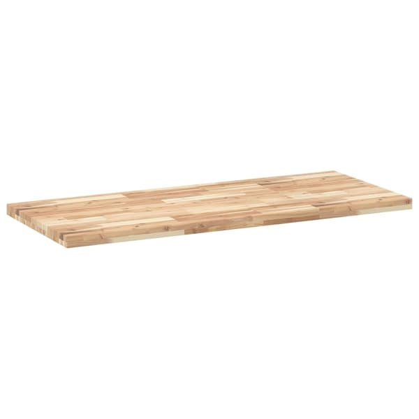vidaXL Bordplate rektangulær 140x60x4 cm heltre akasie