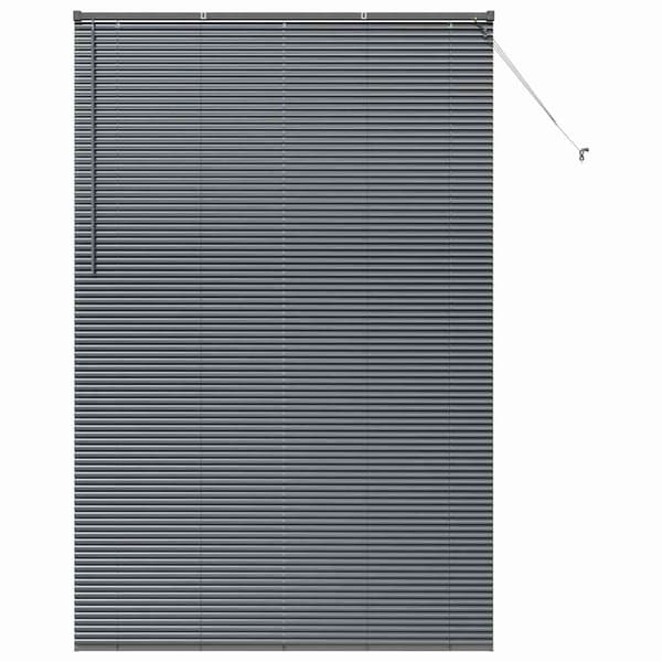 vidaXL Persienner Mörkgrå 220x150cm Aluminium