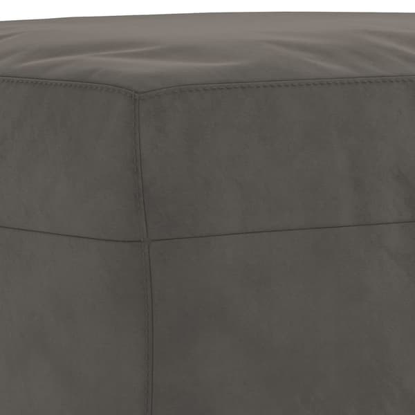 vidaXL Bänk mörkgrå 70x35x41 cm sammet