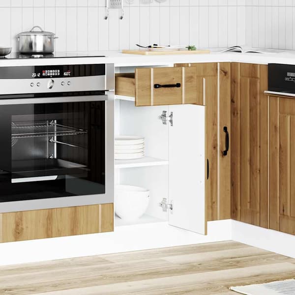 vidaXL Kjøkken underskap Lucca artisan eik konstruert tre