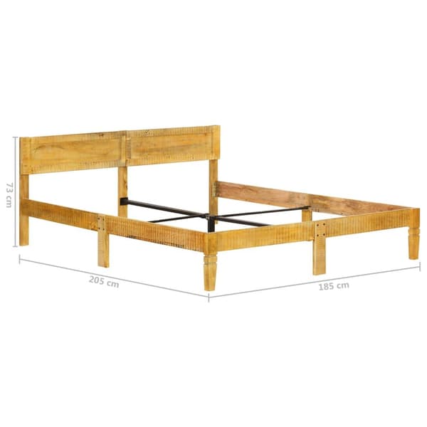 vidaXL Seng/Sengeramme heltre mango 180 cm change1