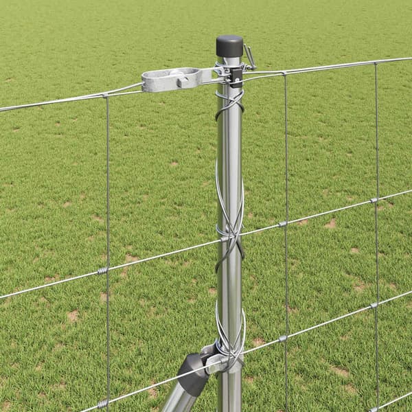 vidaXL Stängselstolpe Galvaniserad 25 x 1,6 m Stål