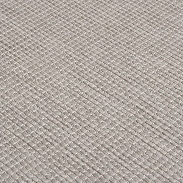 vidaXL Utomhusmatta plattvävd 80x250 cm ljusgrå