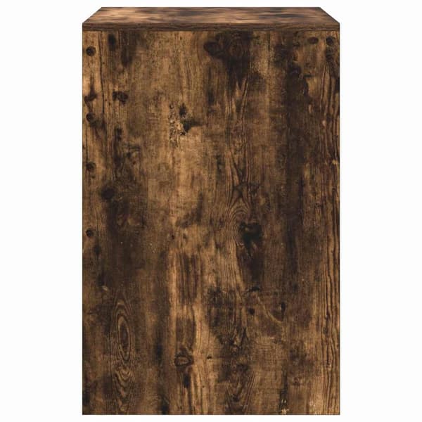 vidaXL Skrivebord Røkt eik 60 x 50 x 76 cm