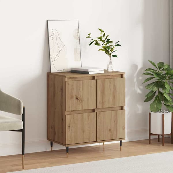 vidaXL Serviesskap Artisan Eik 60 x 35 x 70 cm