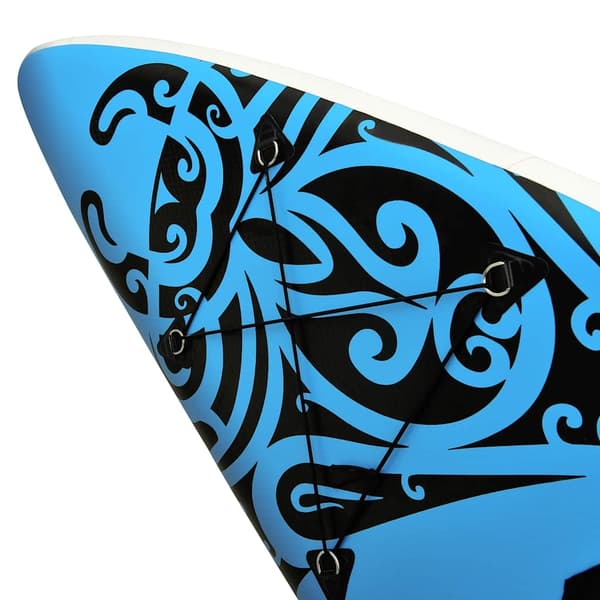vidaXL SUP-bräda uppblåsbar 305x76x15 cm blå