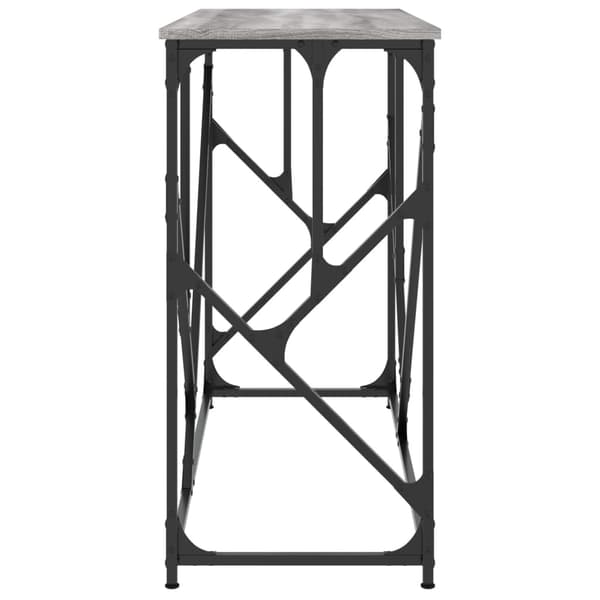 vidaXL Konsollbord grå sonoma 100x40x80 cm konstruert tre