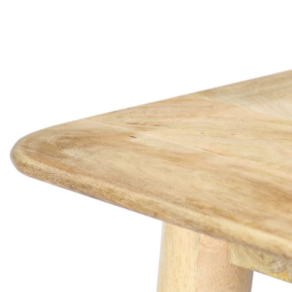 vidaXL Spisebord 180x90x76 cm heltre mango
