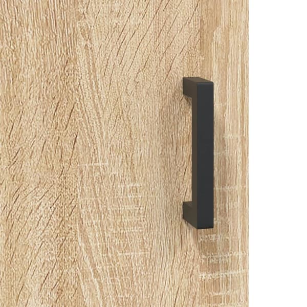 vidaXL Highboard sonoma eik 34,5x34x180 cm konstruert tre