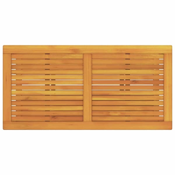 vidaXL Sidetabell Brun 110 x 55 x 45 cm Solid akasietre