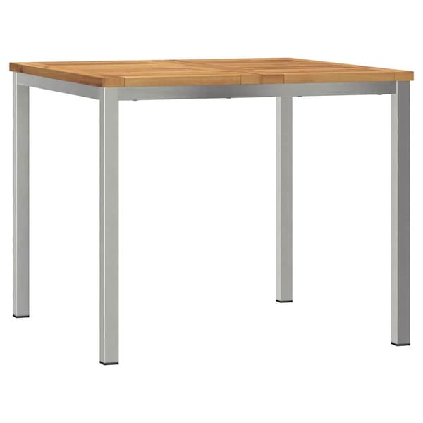 vidaXL Utendørs spisestue sett 3 pcs Brun Solid akasietre