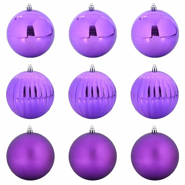 vidaXL Julekulsett XL 9 pcs Syrin Plast