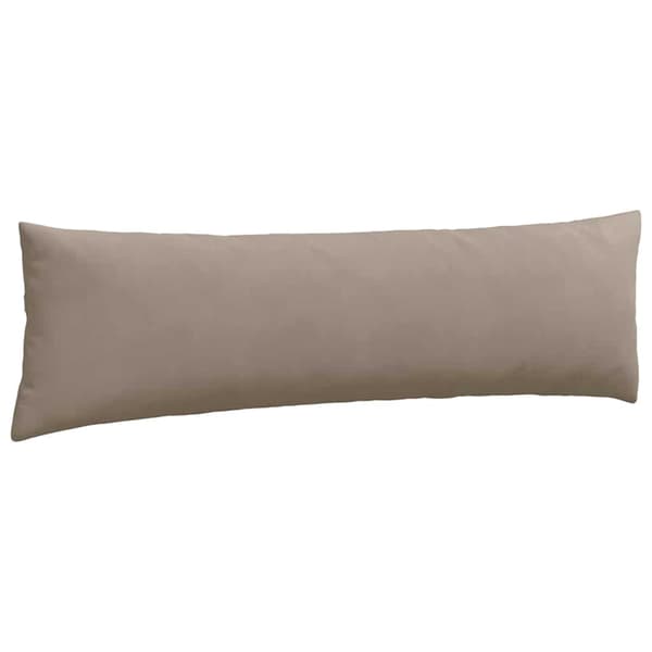 vidaXL Soffkuddar 2 st Gråbrun 145 x 40 cm tyg