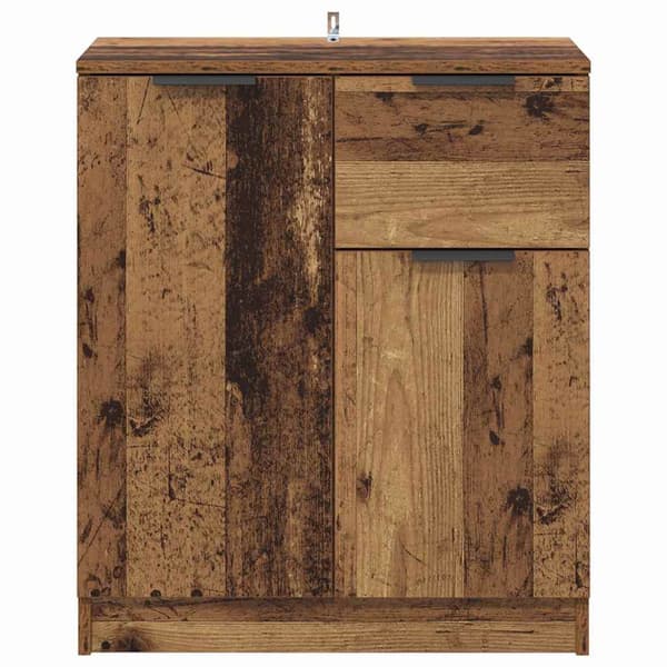 vidaXL Serviesskap Gammelt tre 60 x 30 x 70 cm Konstruert tre