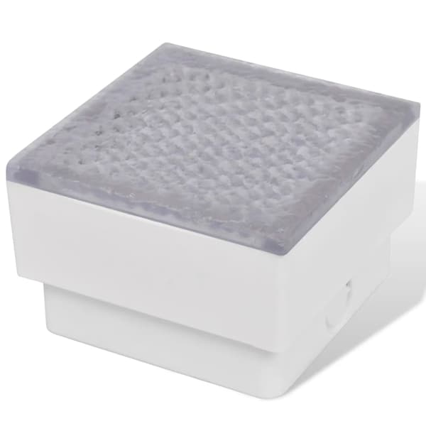 vidaXL 2 LED nedfelte lys 100 x 100 x 68 mm
