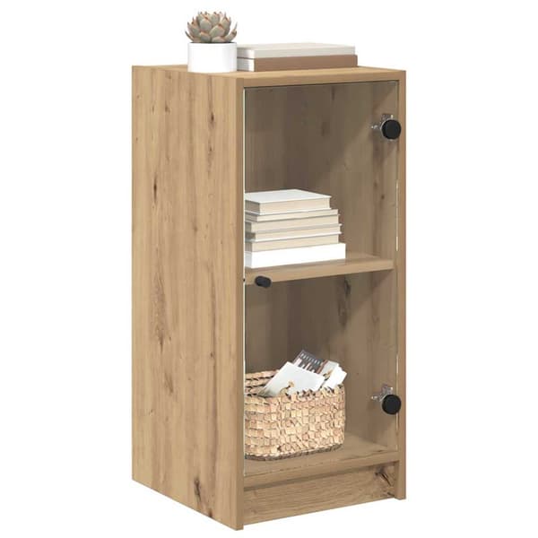 vidaXL Serviesskap artisan eik 35 x 37 x 76 cm Konstruert tre