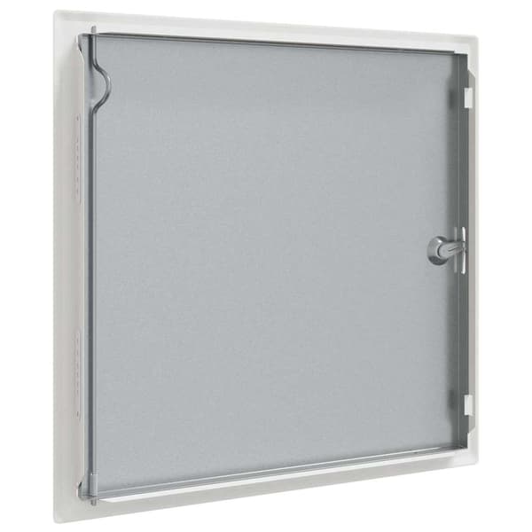 vidaXL Åtkomstpanel Vit 63 x 33 x 3 cm Stål