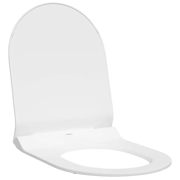 vidaXL Toalett egnet for sete Hvit 50 x 36 x 5 cm Polypropen