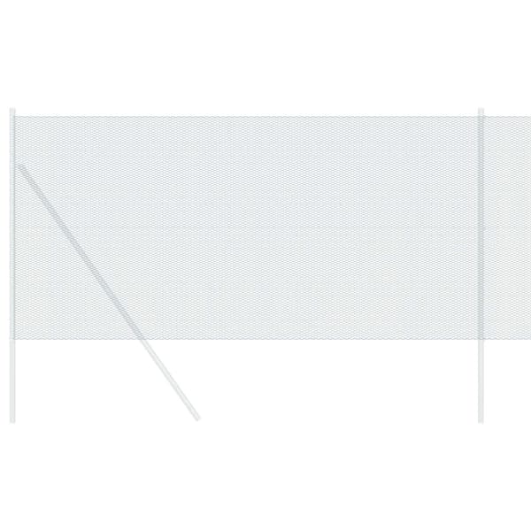 vidaXL Hexagonstängsel Grön 1 x 10 m PVC