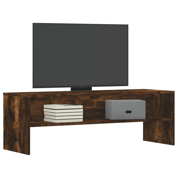 vidaXL TV-benk røkt eik 120x40x40 cm konstruert tre