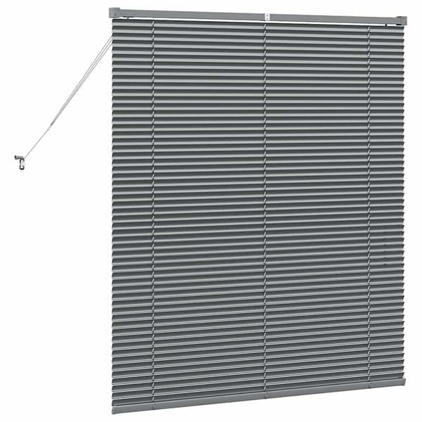 vidaXL Persienner Mörkgrå 130 x 110 cm Aluminium