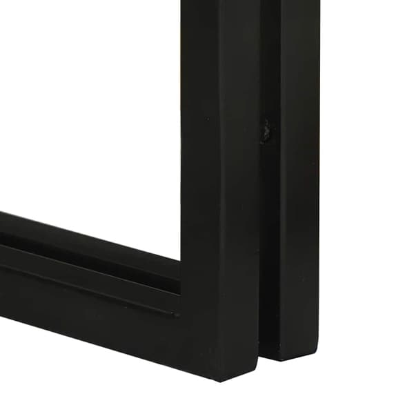 vidaXL Nesting Bord 3 pcs Massiv gjenvunnet tre og metall