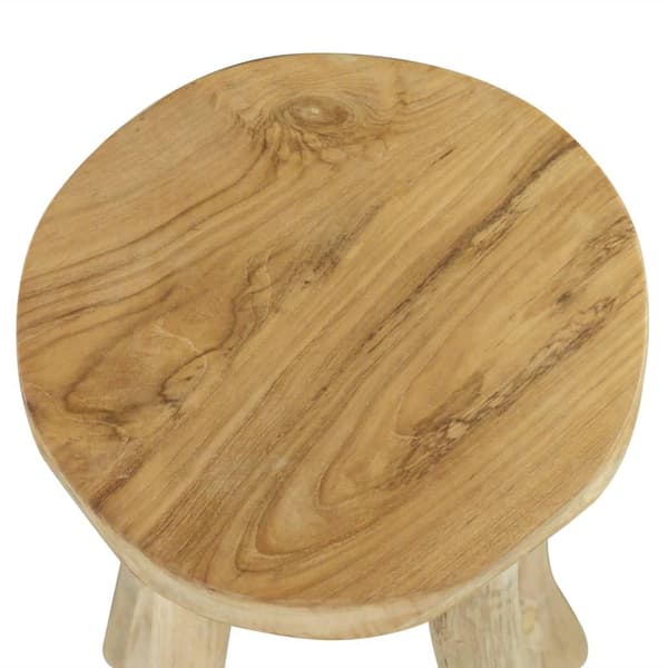vidaXL Barstol massiv teak