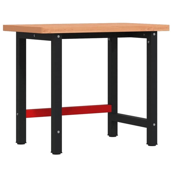 vidaXL Arbeidsbenk 100x60x83 cm heltre bøk rektangulær