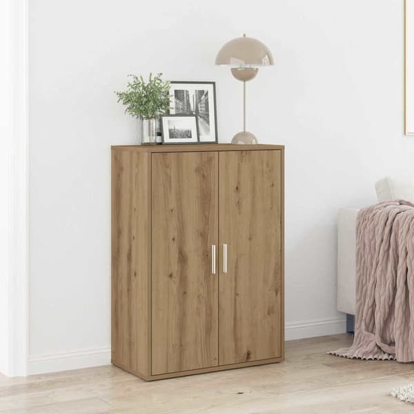 vidaXL Serviesskap artisan eik 60 x 31 x 84 cm Konstruert tre