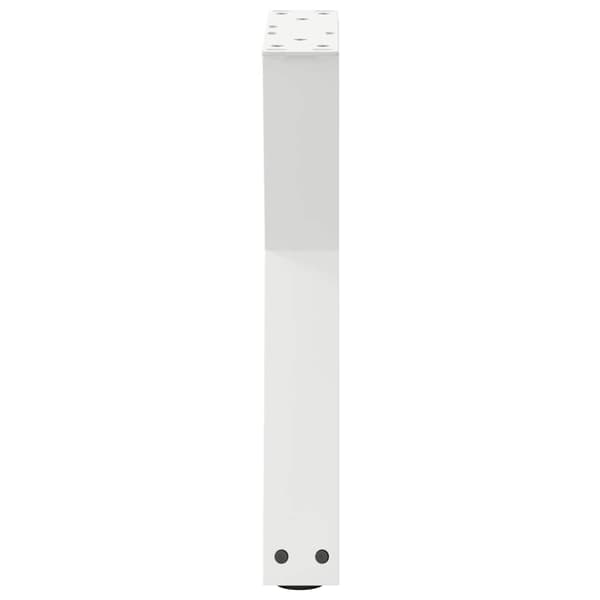 vidaXL Soffbordsben 2 st vit 28x(42-43,3) cm stål